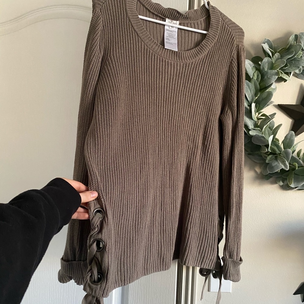 Dark Green Oversized Sweater